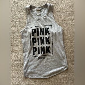 Pink racerback tank